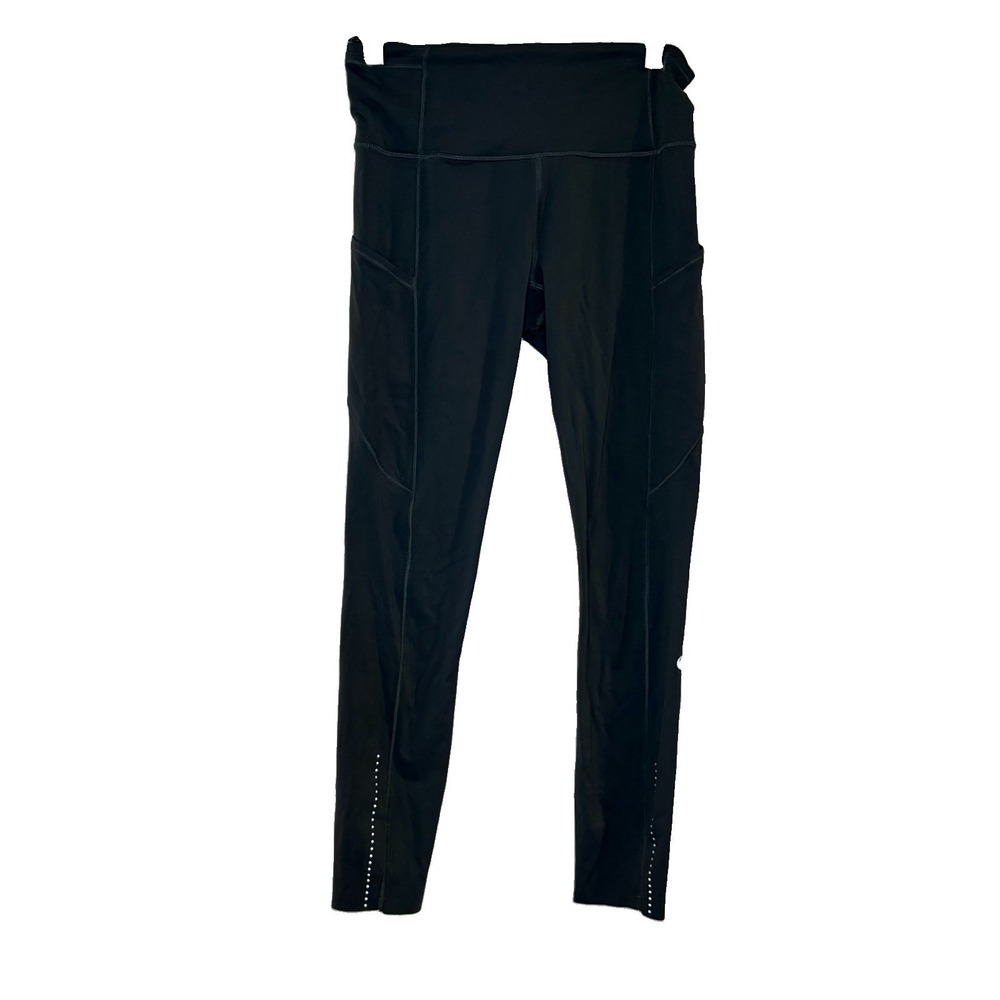 Lululemon W5BJGS Fast & Free 7/8 Tight II *Nulux 25" Dark Grey Size 6 *READ*